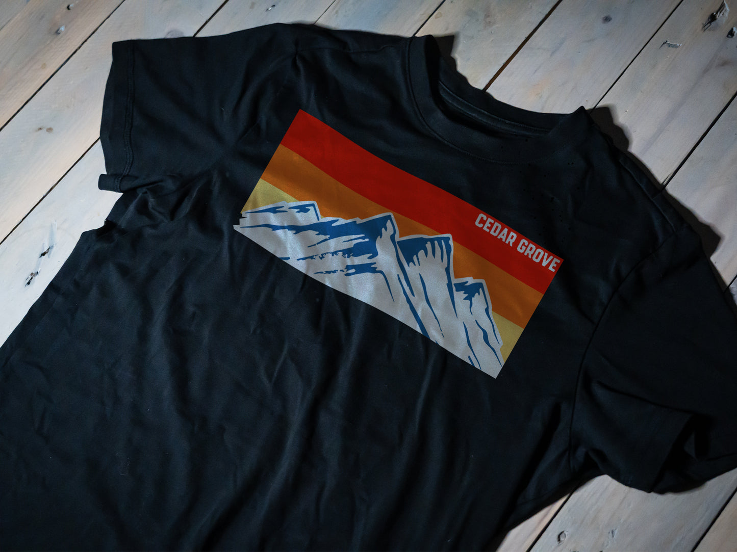 Mountain Sunrise T-shirt | Front Print